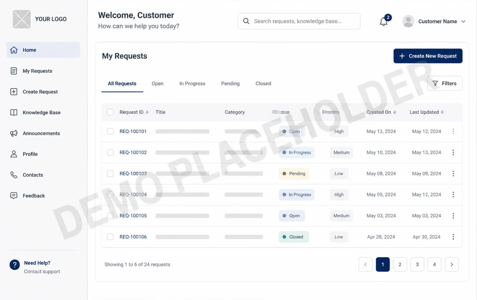 Customer Portal — project cover image